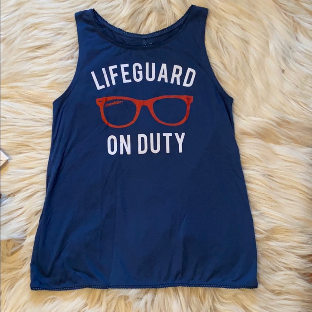 Baywatch LifeGuard On Duty Tank Top